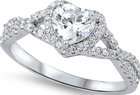 Embrace Your Promise Exploring the Significance of the Sterling Silver Heart Halo Promise Ring 