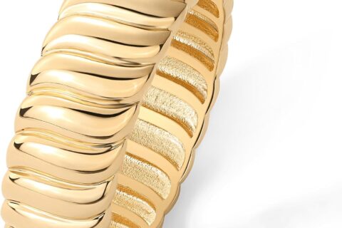 Elevate Your Look: The PAVOI 14K Gold Plated Chunky Statement Ring