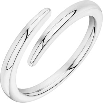 PAVOI 14K Gold Plated Open Twist Eternity Band for Women – Timeless Elegance Meets Modern Sustainability